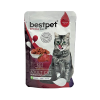 BESTPET פאוץ לחתול בטעם בקר - 85 גרם