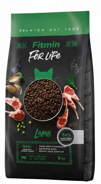 פור לייף לחתול בוגר בטעם כבש 1.8 ק"ג