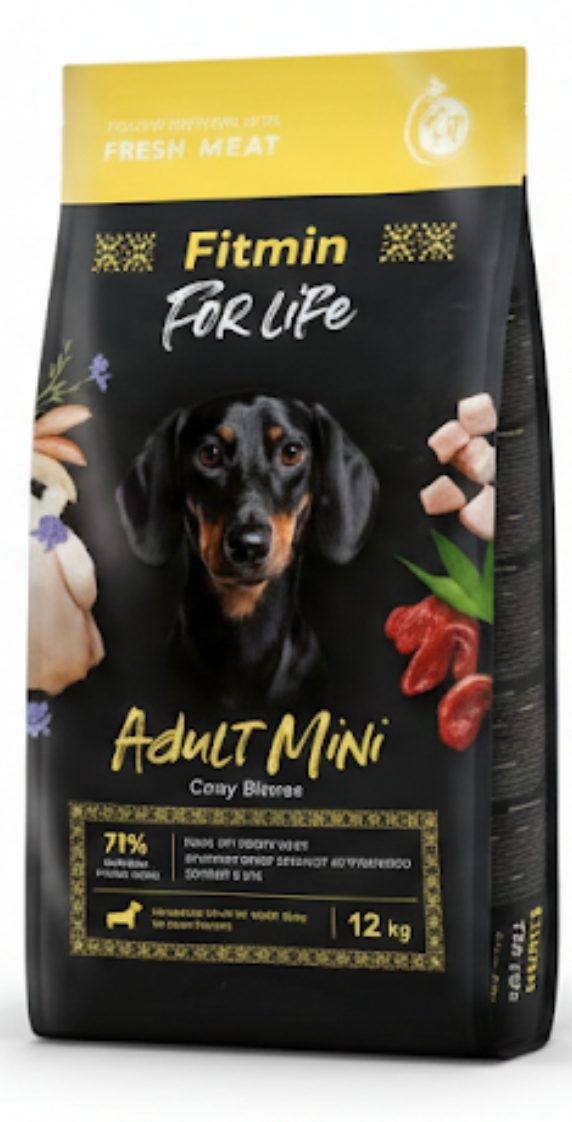 פיטמין פור לייף לכלב בוגר מגזע קטן בטעם עוף 12 קג